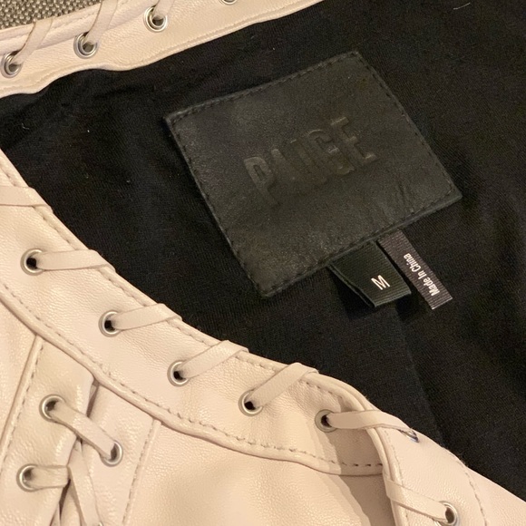 Paige Devin Lambskin Leather Moto Jacket - Picture 5 of 8